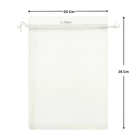 Organza Potli Bag - Bakeyy.com - India - Organza Potli Bag - Light Pink / 7x9Cm-Pack of 99