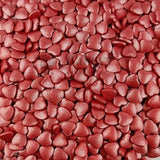 Heart-Shaped Sugar Confetti | Edible Cake & Dessert Decorations | Metallic Finish | 200 gm
