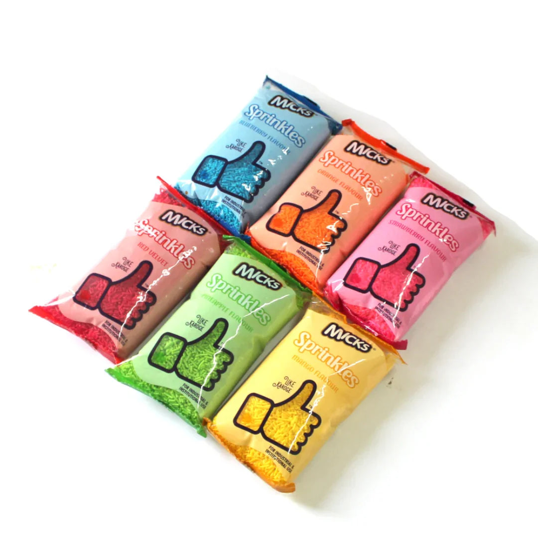 Micks Flavoured Sprinkles | Premium Baking Toppings | 200g