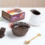 Brown Laminated Dessert Tubs | Chocolava Cup Mould | Laminated Cupcake Mould | Pack of 50