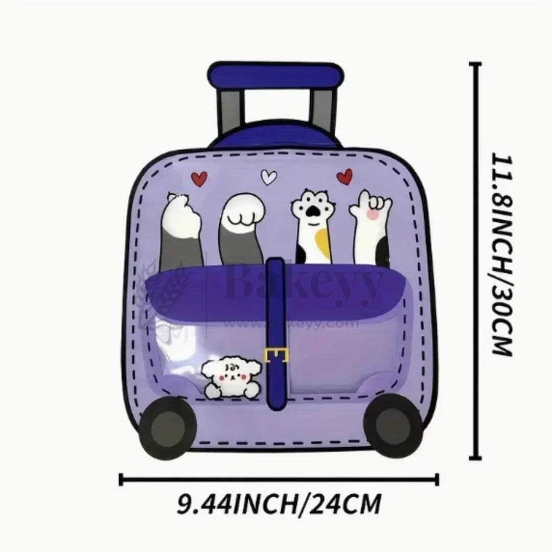 Trolly shape bags | Purple | Treat Storge Bag for Birthday | Fancy Zip lock pouches | Pack of 50 - Bakeyy.com - India - Trolly shape bags | Purple | Treat Storge Bag for Birthday | Fancy Zip lock pouches | Pack of 50 - Default Title