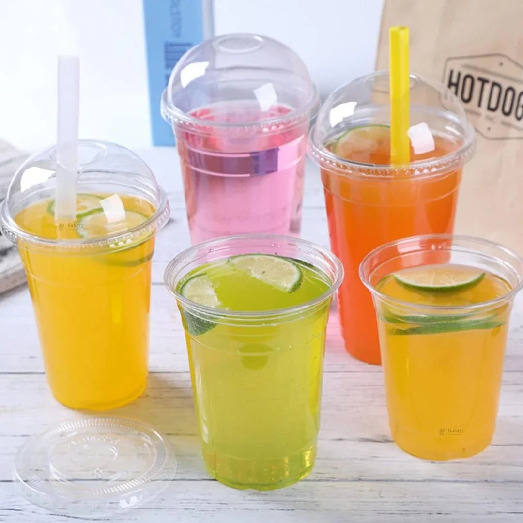 ClearPlasticDomeLidCup - Bakeyy.com