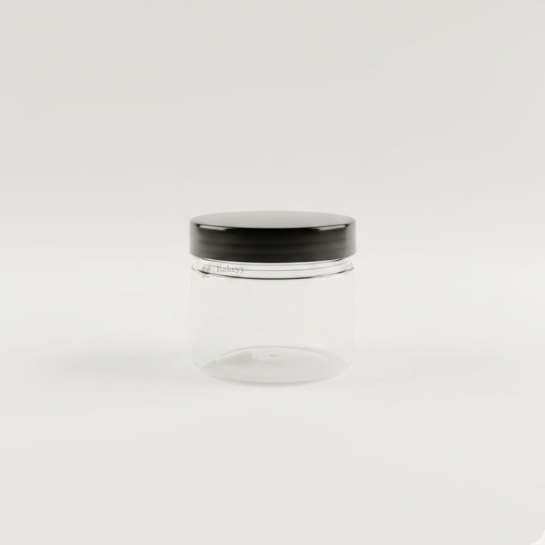 Clear Plastic Storage Jars with 73 mm Screw Lid | Multipurpose Containers | Multiple Sizes Available