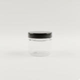 Clear Plastic Storage Jars with 73 mm Screw Lid | Multipurpose Containers | Multiple Sizes Available