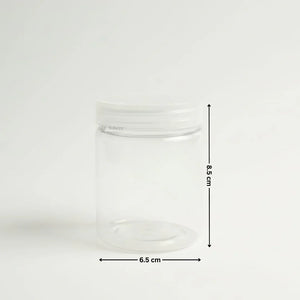 ClearPlasticStorageJarswithAirtightScrewLid_39 - Bakeyy.com