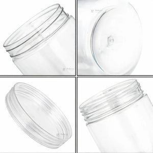 ClearPlasticStorageJarswithAirtightScrewLid_57 - Bakeyy.com