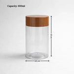 ClearPlasticStorageJarswithAirtightScrewLid_59 - Bakeyy.com
