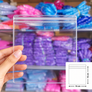 Transparent PVC Ziplock Pouch | Jewellery & Small Accessories | Pack of 100
