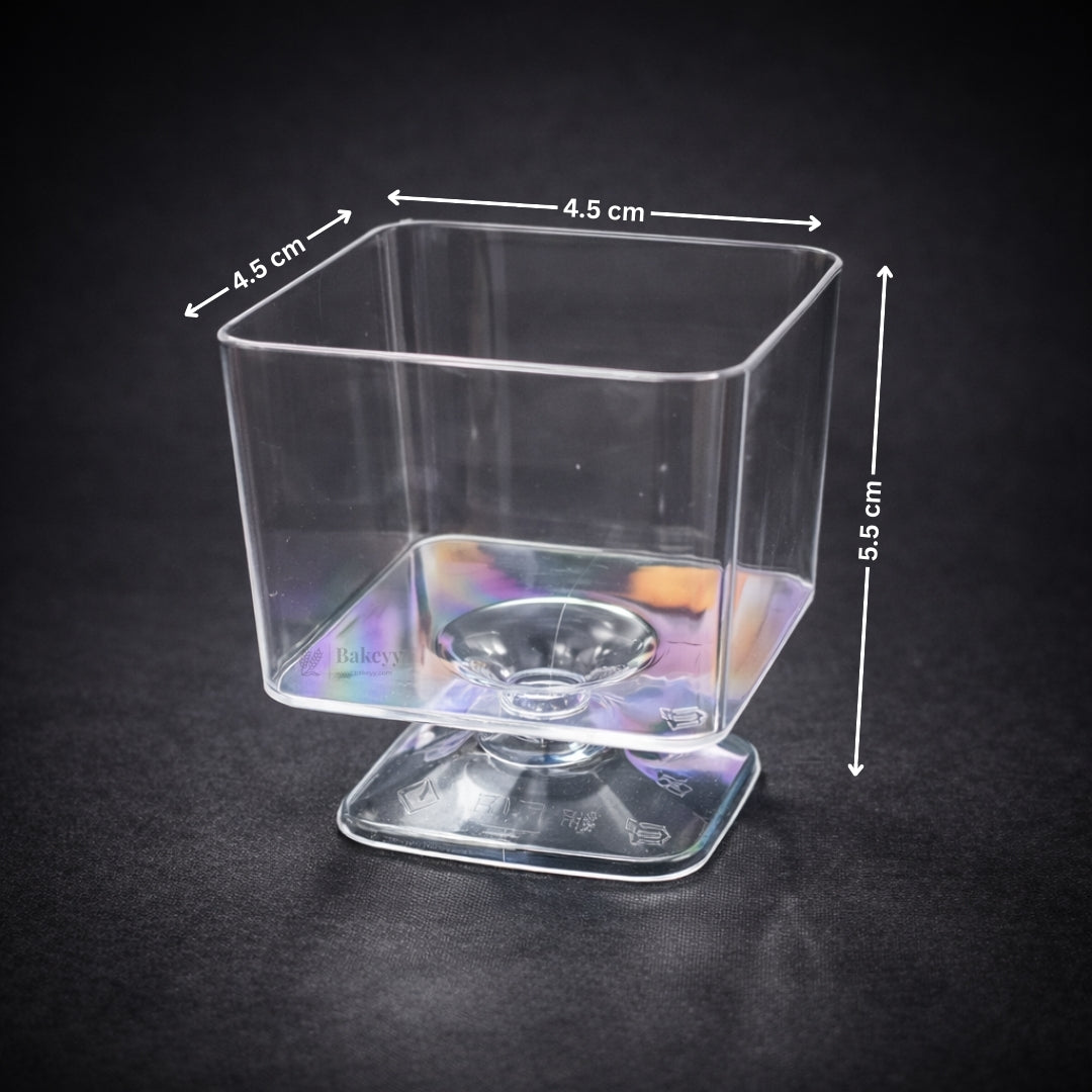 Clear Acrylic Dessert Cup Mini | D51 & D15 | Pack of 24