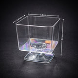 Clear Acrylic Dessert Cup Mini | D51 & D15 | Pack of 24