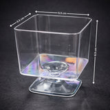 Clear Acrylic Dessert Cup Mini | D51 & D15 | Pack of 24