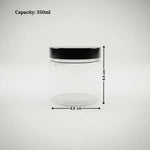 Clear_Plastic_Storage_Jars_with_Airtight_Screw_Lid_14 - Bakeyy.com