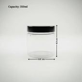 Clear_Plastic_Storage_Jars_with_Airtight_Screw_Lid_14 - Bakeyy.com
