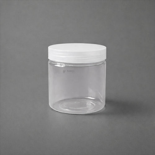 200ml Clear Plastic Storage Jars with 73 mm Screw Lid | PET Jar With Transparent Lid | Multiple Sizes Available | Pack of 12