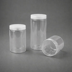 Clear_Plastic_Storage_Jars_with_Airtight_Screw_Lid_48 - Bakeyy.com