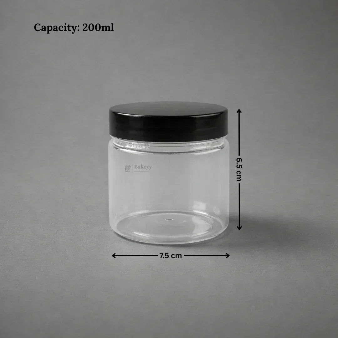 Clear_Plastic_Storage_Jars_with_Airtight_Screw_Lid_50 - Bakeyy.com