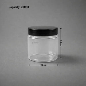 Clear_Plastic_Storage_Jars_with_Airtight_Screw_Lid_50 - Bakeyy.com