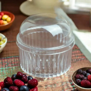 Clear_Round_Cake_Container_with_Dome_Lid - Bakeyy.com