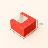 Christmas Print Brownie Box | 1 Brownie Box | Pack of 10