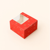 Christmas Print Brownie Box | 1 Brownie Box | Pack of 10