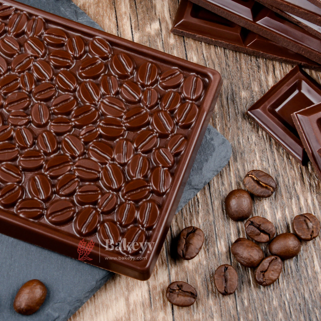 Coffee Bean Design Silicone Bar Chocolate Mould