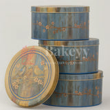 Vintage Bird & Floral Metal Tin Box with 3 Acrylic Jars | Pack of 1 - Bakeyy.com - India - Vintage Bird & Floral Metal Tin Box with 3 Acrylic Jars | Pack of 1 - Default Title