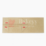 10x8x4 Inch | Golden Geometric Print Collapsible Hamper Box with Ribbon | Pack of 1