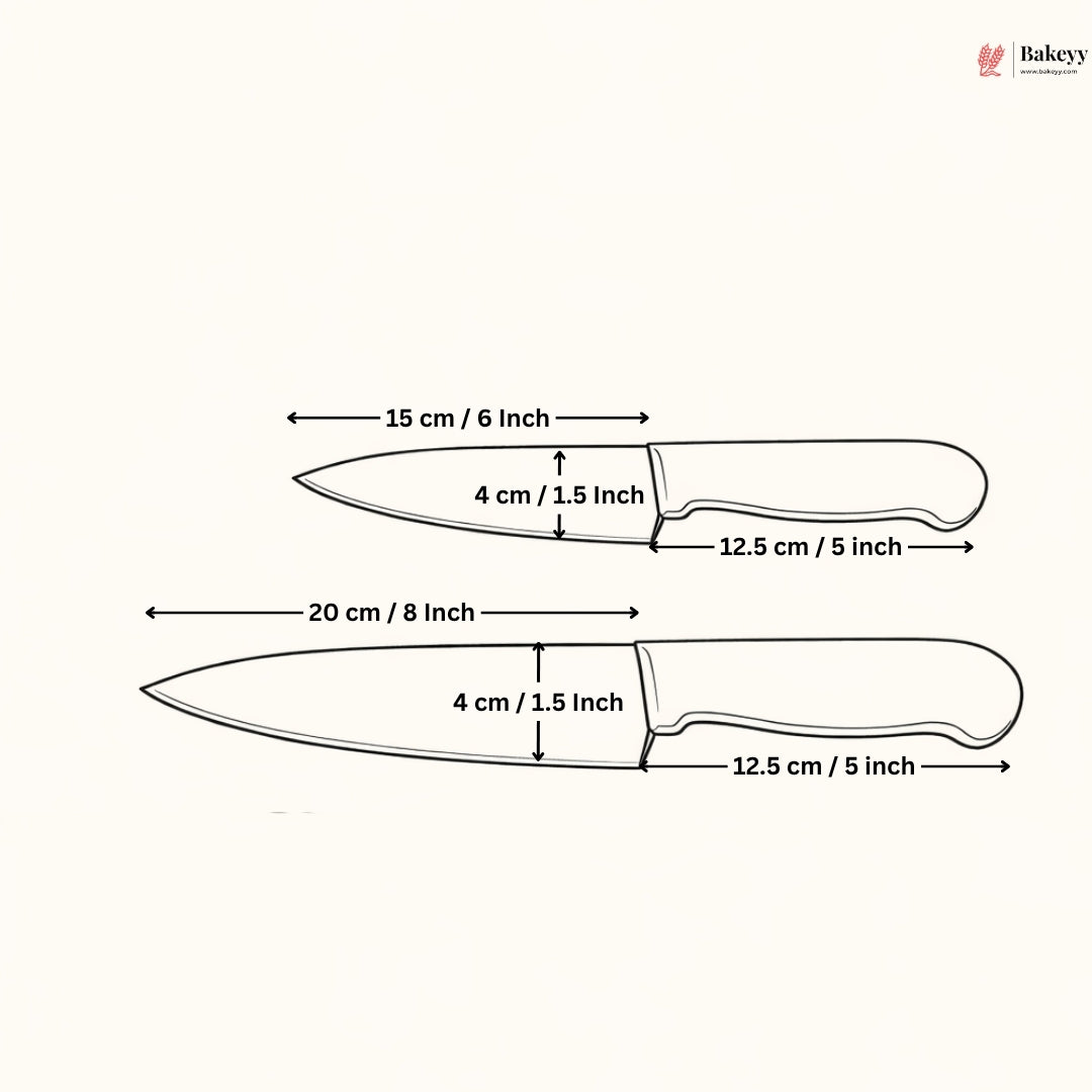 Chef Knife | Compact Kitchen Cutting Knife | Pack of 1