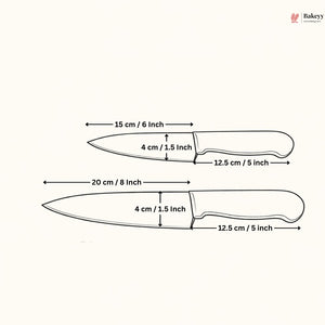 Chef Knife | Compact Kitchen Cutting Knife | Pack of 1