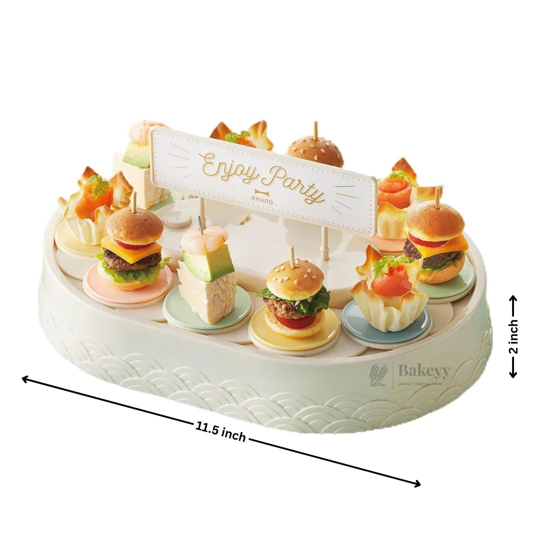 Automatic Rotating Dessert Display Stand | Conveyor Dessert Display Stand | 1 Piece