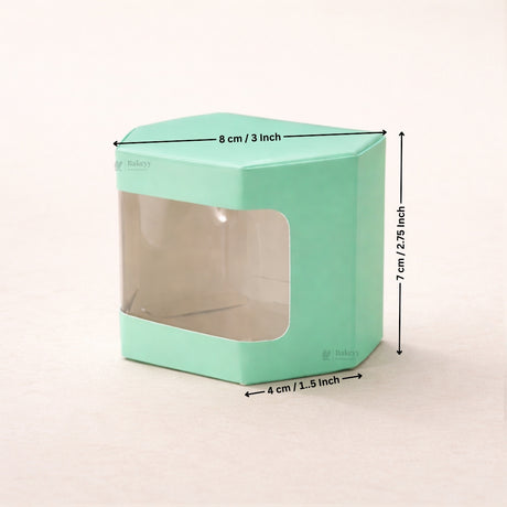 Cookie Box with Window | Slim Paperboard Packaging Box | 2 Sizes Available | Pack of 25