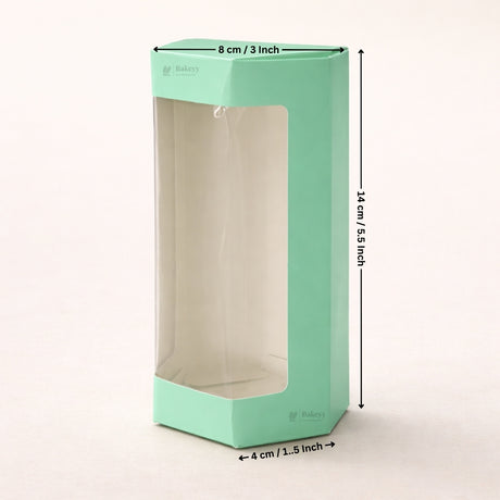 Cookie Box with Window | Slim Paperboard Packaging Box | 2 Sizes Available | Pack of 25