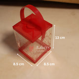 Red Heart Blossom Gift Boxes| Pvc Goodie Box | Gift Box | Goodie Box | Pack of 10 - Bakeyy.com - India - Red Heart Blossom Gift Boxes| Pvc Goodie Box | Gift Box | Goodie Box | Pack of 10 - Default Title
