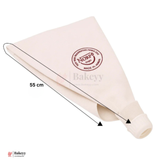 Reusable Cotton Piping Bag with Plastic Coupler | 1Pc