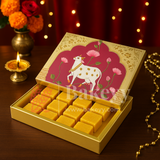250 GM Sweet Box | 6x5.5x1.5 Inch | Cow Print Premium Sweet and Chocolate box | Cow Print | 1 Piece
