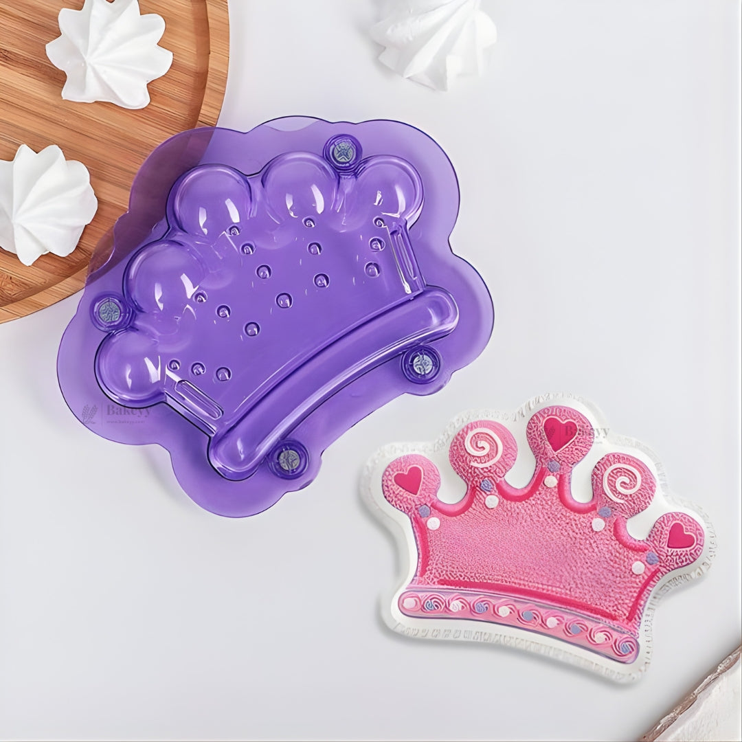 Crown Shape Chocolate Mould | Decorative Chocolate Making Mould for Cakes & Desserts | Pack of 1