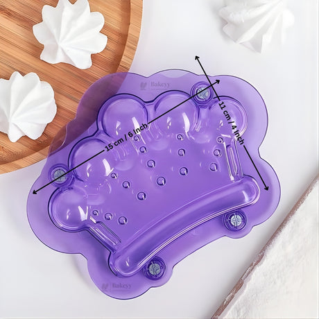 Crown Shape Chocolate Mould | Decorative Chocolate Making Mould for Cakes & Desserts | Pack of 1
