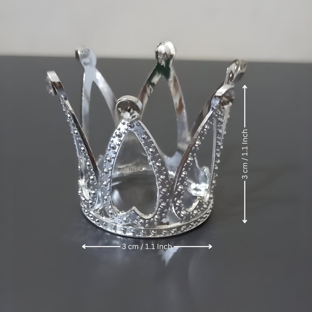 Luxury Metal Crown Topper | Premium Cake Decoration | 1 Piece