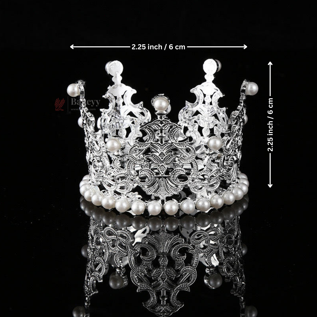 Luxury Plastic Crown Topper | Premium Cake Decoration | 1 Piece
