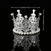 Luxury Plastic Crown Topper | Premium Cake Decoration | 1 Piece - Bakeyy.com - India - Luxury Plastic Crown Topper | Premium Cake Decoration | 1 Piece - Design 2 70.00