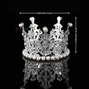 Luxury Plastic Crown Topper | Premium Cake Decoration | 1 Piece - Bakeyy.com - India - Luxury Plastic Crown Topper | Premium Cake Decoration | 1 Piece - Design 2 70.00
