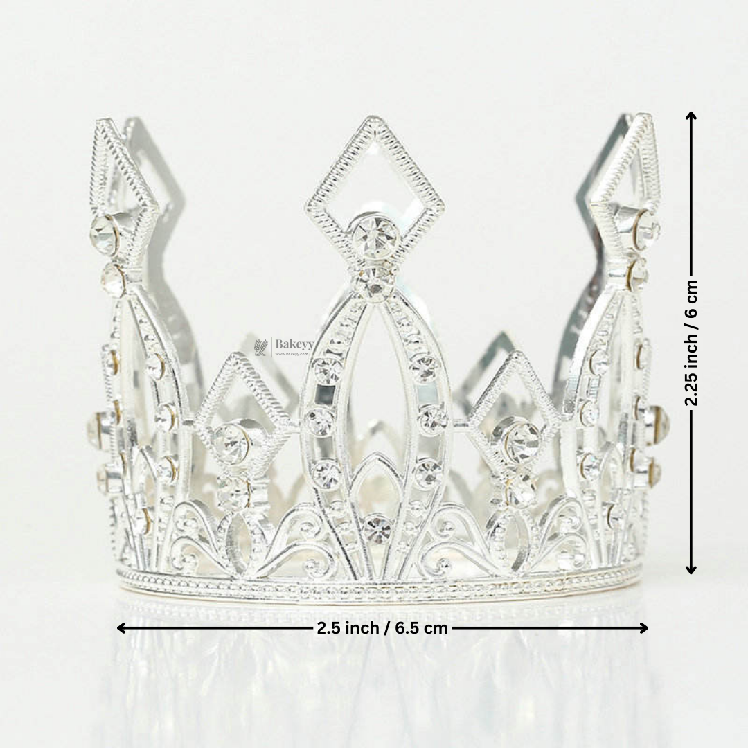 Luxury Plastic Crown Topper | Premium Cake Decoration | 1 Piece