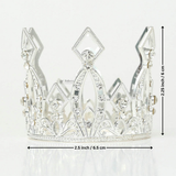 Luxury Plastic Crown Topper | Premium Cake Decoration | 1 Piece