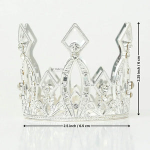 Luxury Plastic Crown Topper | Premium Cake Decoration | 1 Piece - Bakeyy.com - India - Luxury Plastic Crown Topper | Premium Cake Decoration | 1 Piece - Design 4 70.00