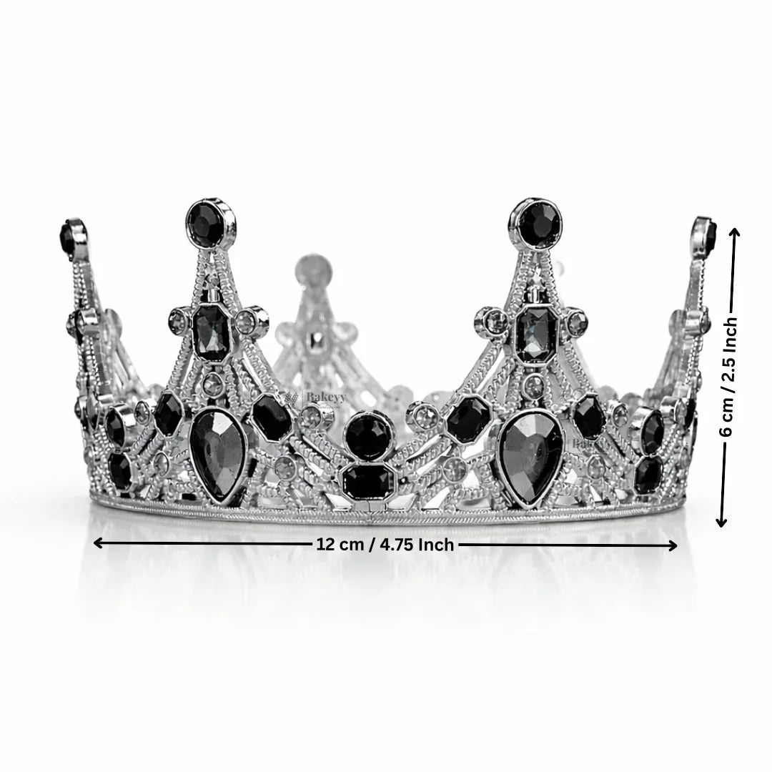 Luxury Plastic Crown Topper | Premium Cake Decoration | 1 Piece - Bakeyy.com - India - Luxury Plastic Crown Topper | Premium Cake Decoration | 1 Piece - Design 8 170.00