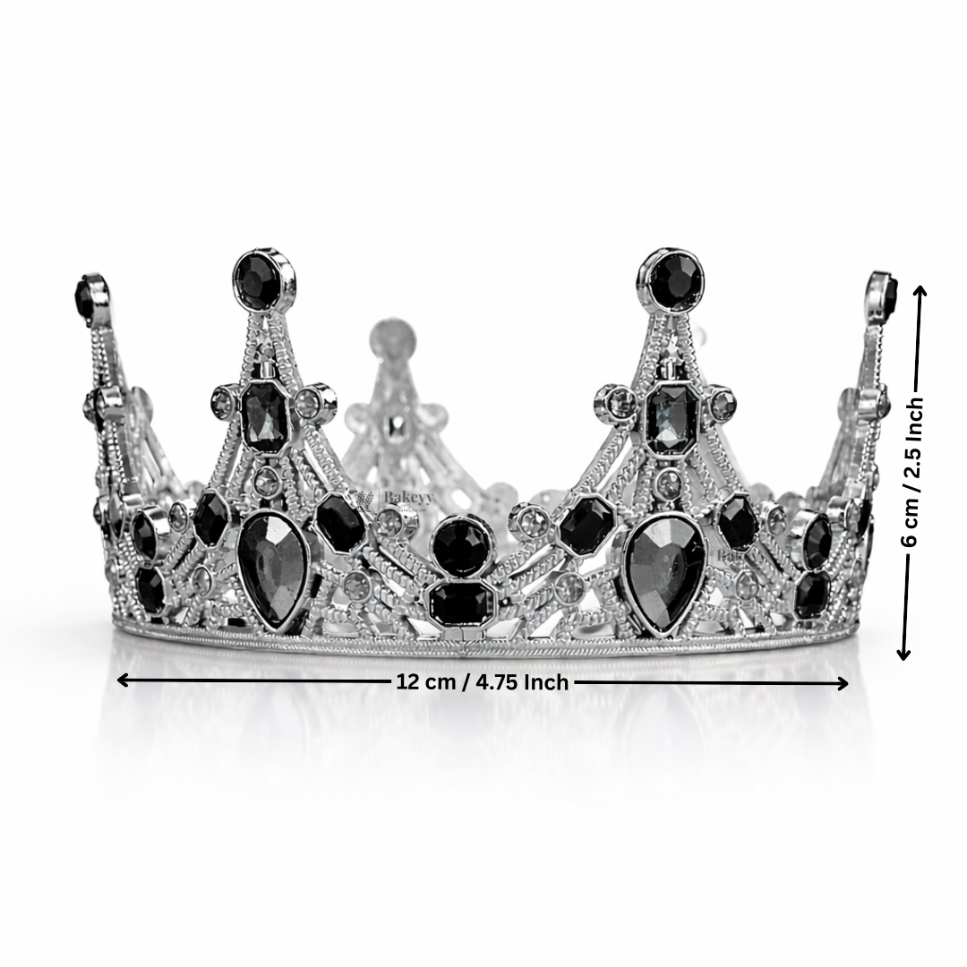 Luxury Plastic Crown Topper | Premium Cake Decoration | 1 Piece