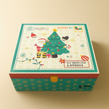 Christmas Luxury MDF Cardboard Hamper Box | Green | Gift Box | 1 Piece