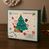 Christmas Luxury MDF Cardboard Hamper Box | Green | Gift Box | 1 Piece