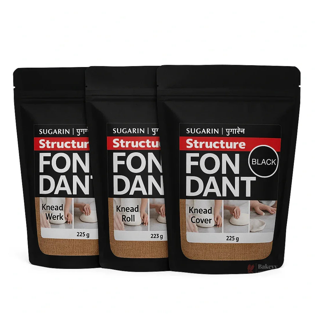 Sugarin Structure Fondant | For Figurines, Models & 3D Cake Decorations | 225 gm - Bakeyy.com - India - Sugarin Structure Fondant | For Figurines, Models & 3D Cake Decorations | 225 gm - Red 89.00