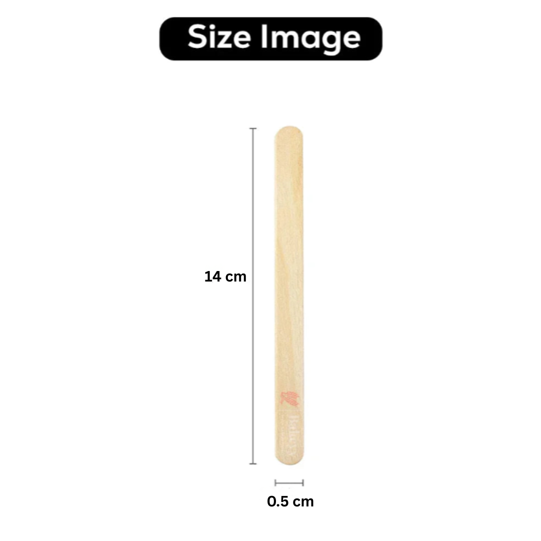 Cakesicle Sticks | Wooden Popsicle Sticks for Cake Pops, Ice Cream, Crafts | Thin, Food-Grade Wood, Smooth Finish